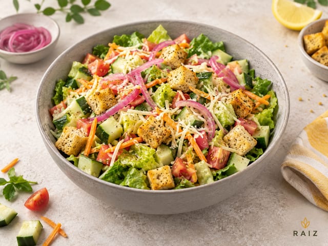 Raiz Chopped salad.